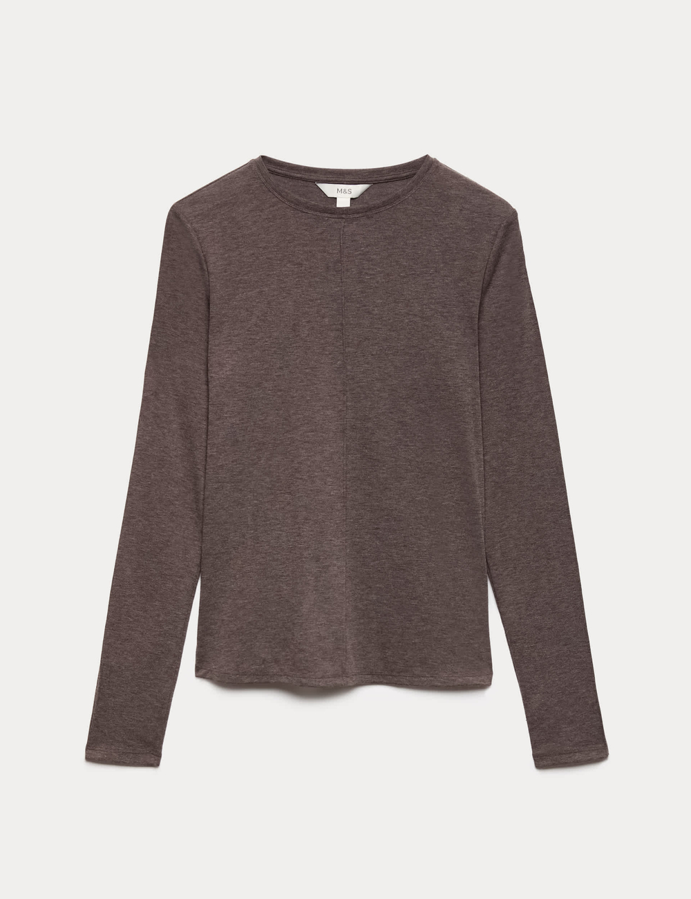 Рубашка с длинными рукавами из смесовой шерсти - Marks & Spencer