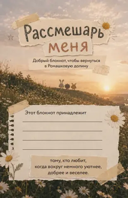 Рассмешарь меня. Творческий блокнот для возвращения в Ромашковую долину