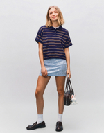 Женская мини-юбка с пайетками и кружевом - BERSHKA