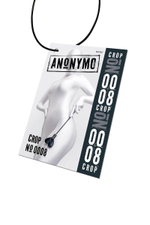 Черный стек со шлепком в форме сердца Anonymo - 35 см.