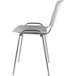 Стул офисный Easy Chair Изо серый (пластик, металл) (573683)