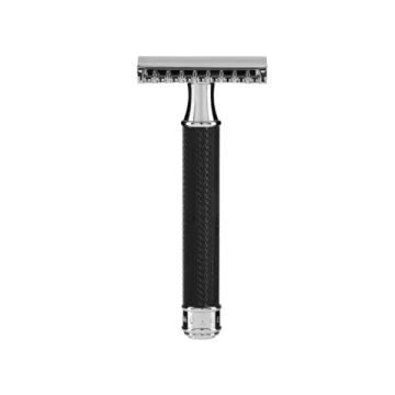 Т-образная бритва (станок) MUEHLE TRADITIONAL, черный хром, open comb