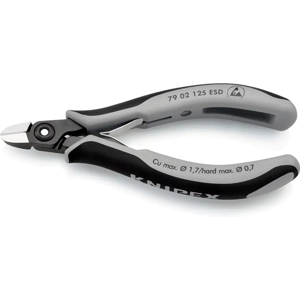 Прецизионные кусачки для электроники ESD 125 мм Knipex 79 02 125 ESD