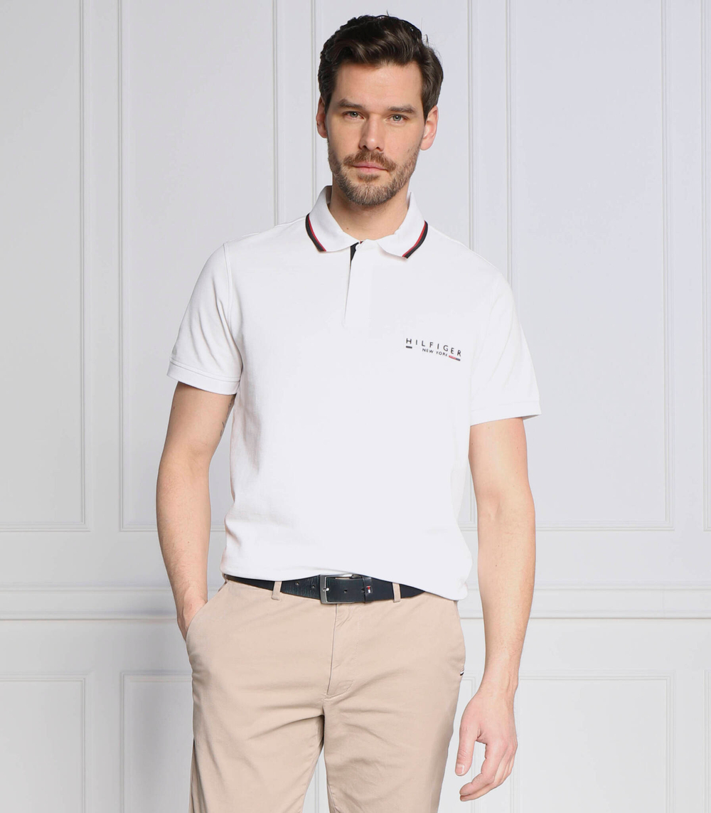 поло brand love logo reg поло Tommy Hilfiger - белый(MW0MW29525)