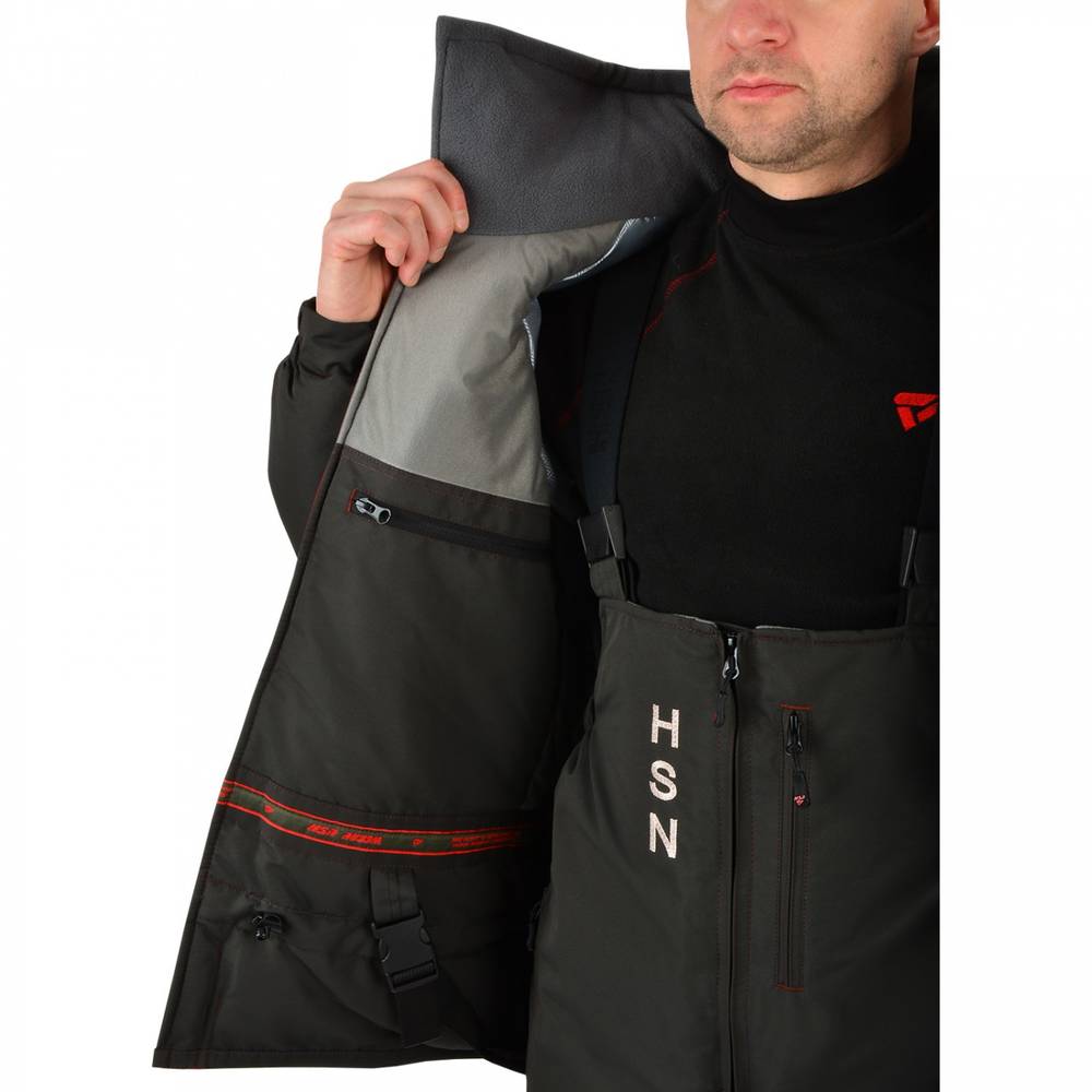 Костюм-поплавок мужской зимний "Rescuer II comfort" -40, hardguard, махагон, ХСН