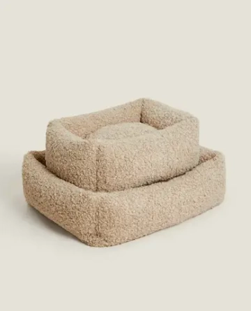 ZARA HOME ЛЕЖАНКА ДЛЯ ДОМАШНИХ ЖИВОТНЫХ ИЗ ИСКУССТВЕННОЙ ШЕРСТИ