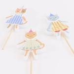 Свечи "Клуб Котят" 4 шт. (12,7 см)