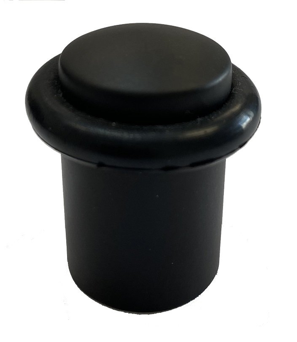 Дверной ограничитель DS2 BL (d30; h40) (черный)