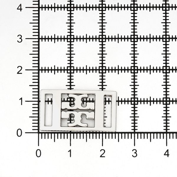 Украшение пришивное 10 мм, металл, серебро (никель), МТ_1817, 12 шт