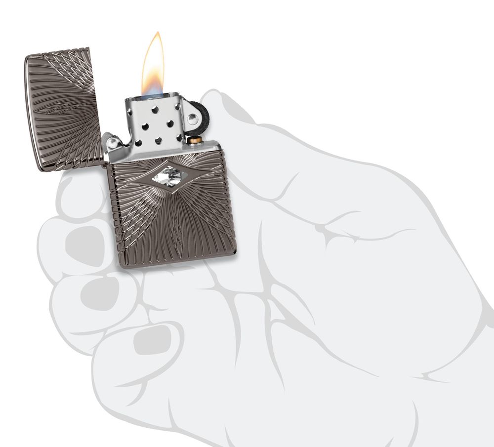 Зажигалка Zippo Armor с покрытием Black Ice (49291) 5