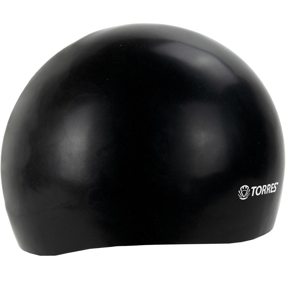 Шапочка для плав. TORRES Pro, SW-12205BK, черный, силикон