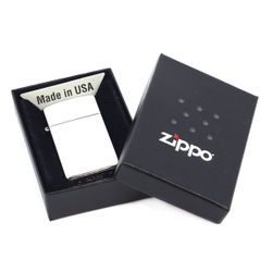 Зажигалка Zippo Slim Satin Chrome, латунь/сталь, серебристая, матовая, 30х10x55 мм