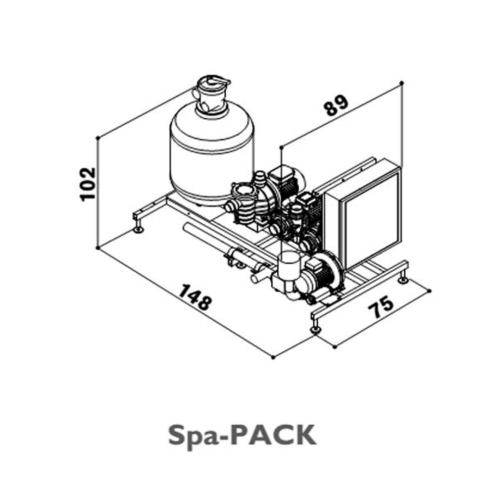 Комплект оборудования Jacuzzi SPA PACK (арт. SPK94428710)