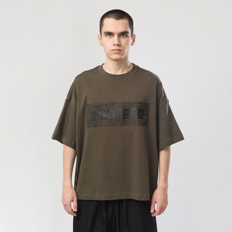 Футболка CODERED Wide T Bent Grid Box, хаки