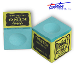Мел бильярдный "Triangle" Green 12шт.