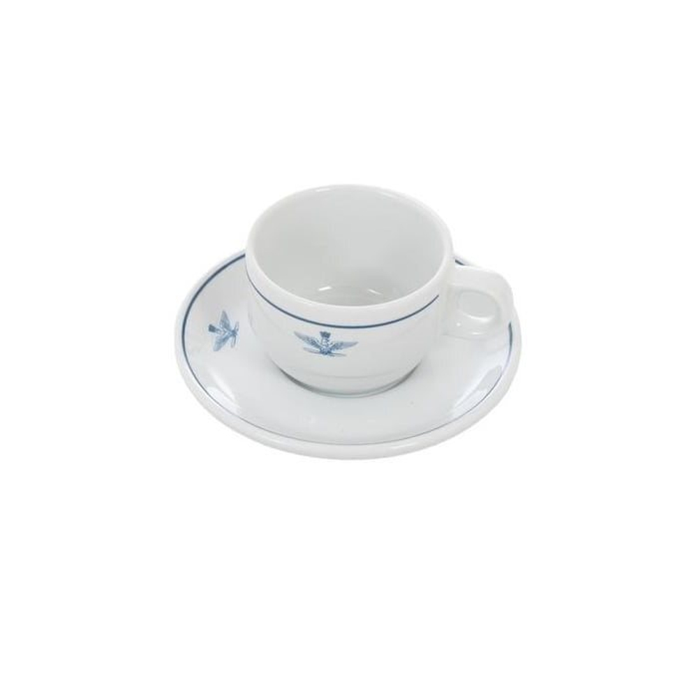 Кофейная кружка с блюдцем Italien Army Mug and saucer Espresso AIRFORCE ITALIAN
