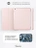 Чехол книжка для iPad 7/8/9 (10,2")/ Pro (10,5") Gurdini Milano Series Pink Sand