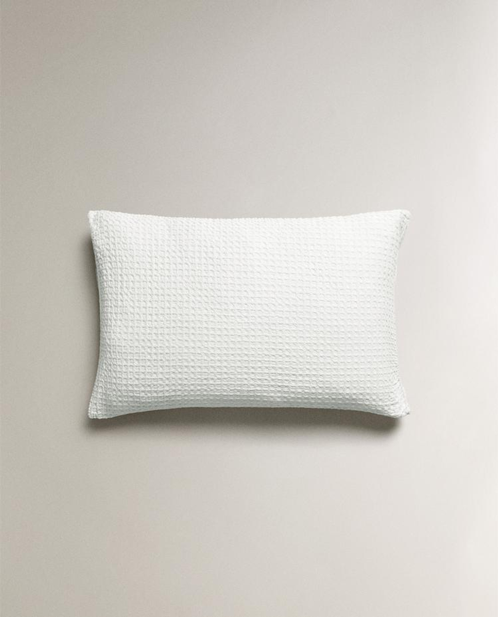ZARA HOME ОДНОТОННАЯ НАВОЛОЧКА (200 НИТЕЙ), БЕЛЫЙ