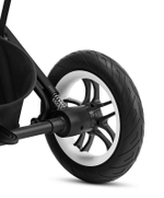 Коляска Cybex Talos S Lux BLK complete Aton B2 Bay Blue Base One 4 в 1 Moon Black с дождевиками