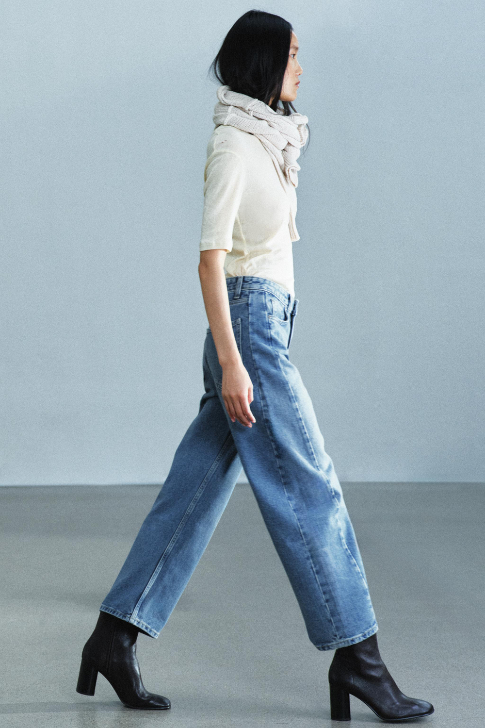 ДЖИНСЫ RELAXED СО СРЕДНЕЙ ПОСАДКОЙ — ZW COLLECTION — ZARA