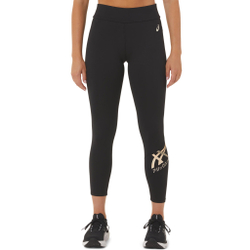 Женские теннисные брюки ASICS Tiger Tight Women - Black, Beige