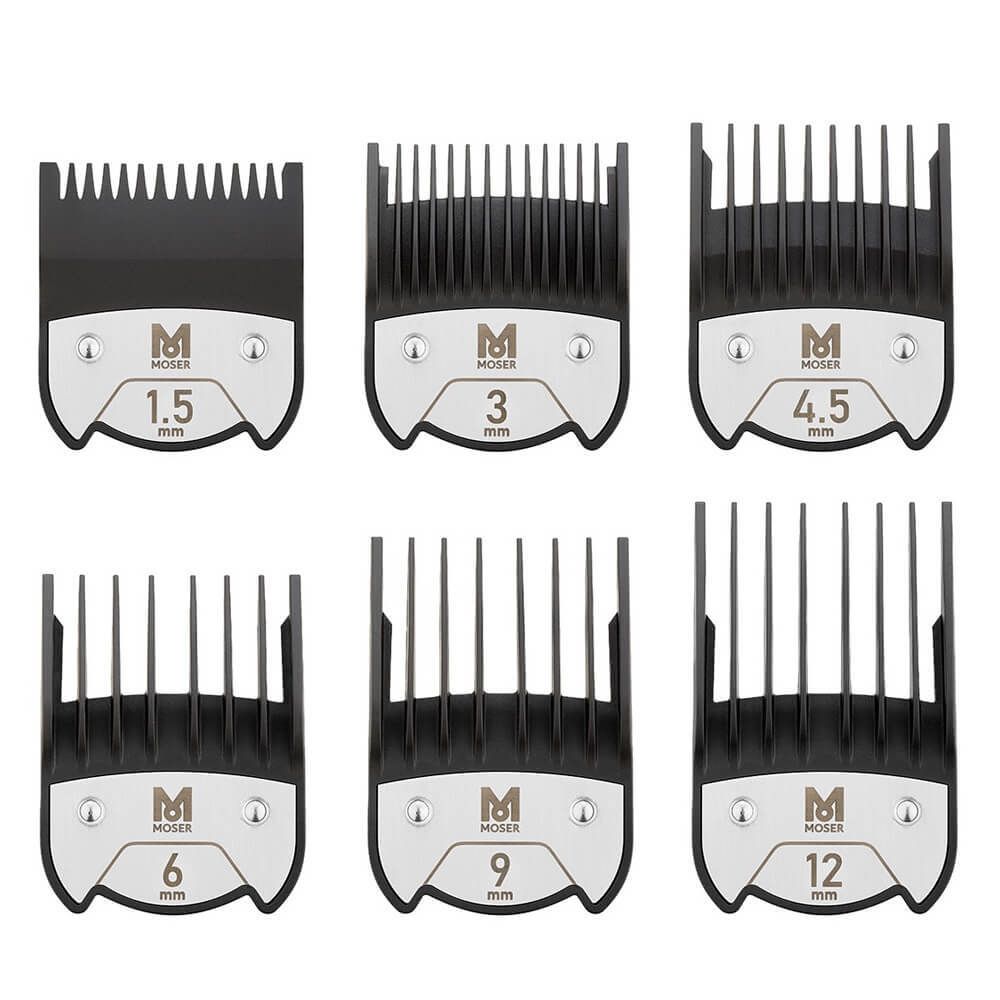 Набор магнитных насадок Moser Magnetic Premium, 6 шт. (1801-7000) - 6