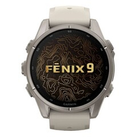 Garmin Fenix 9 — 43 мм AMOLED Titanium Fog Gray