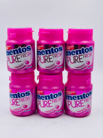 Mentos набор жевательных резинок без сахара Pure fresh Тутти-Фрутти, 6 шт. по 54 г