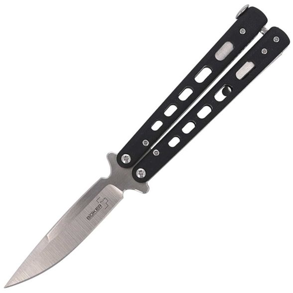 Цена наНож-бабочка (балисонг) Boker Plus Balisong, сталь 440C, рукоять G-10, чёрный