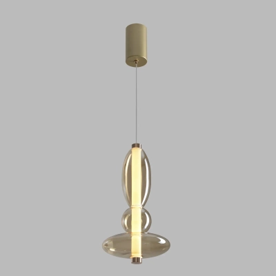 Светильник подвесной Crystal Lux QUASAR SP10W LED AMBER 3790/210
