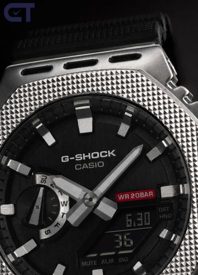 CASIO GM-2100M-1ADR G-SHOCK мужские наручные часы — металлическая восьмиугольная G-SHOCK с компактным корпусом