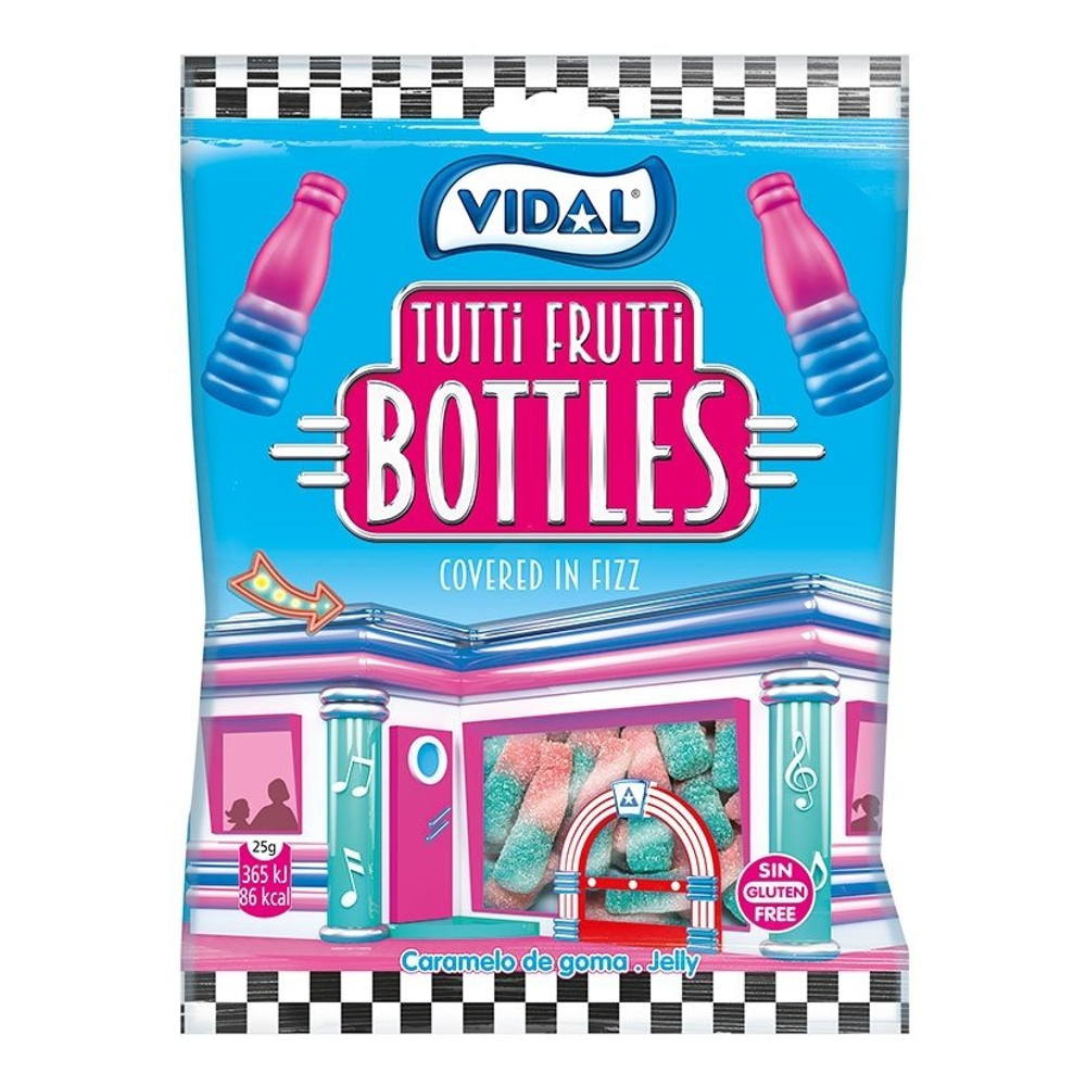 VIDAL Мармелад Бутылочки Тутти-Фрутти 90гр (14шт)