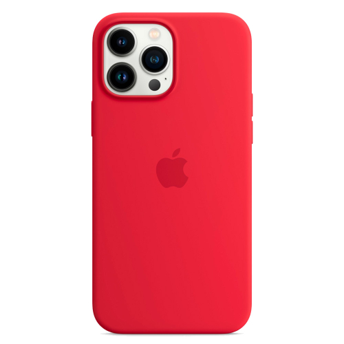 Силиконовый чехол с поддержкой MagSafe Apple Silicone Case для iPhone 13 Pro, Red (Красный)