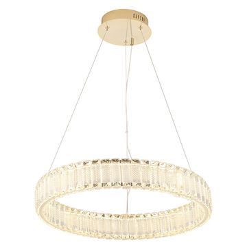 Подвесной светильник 50W 3000К Musika SP50W Led Gold золото Crystal Lux