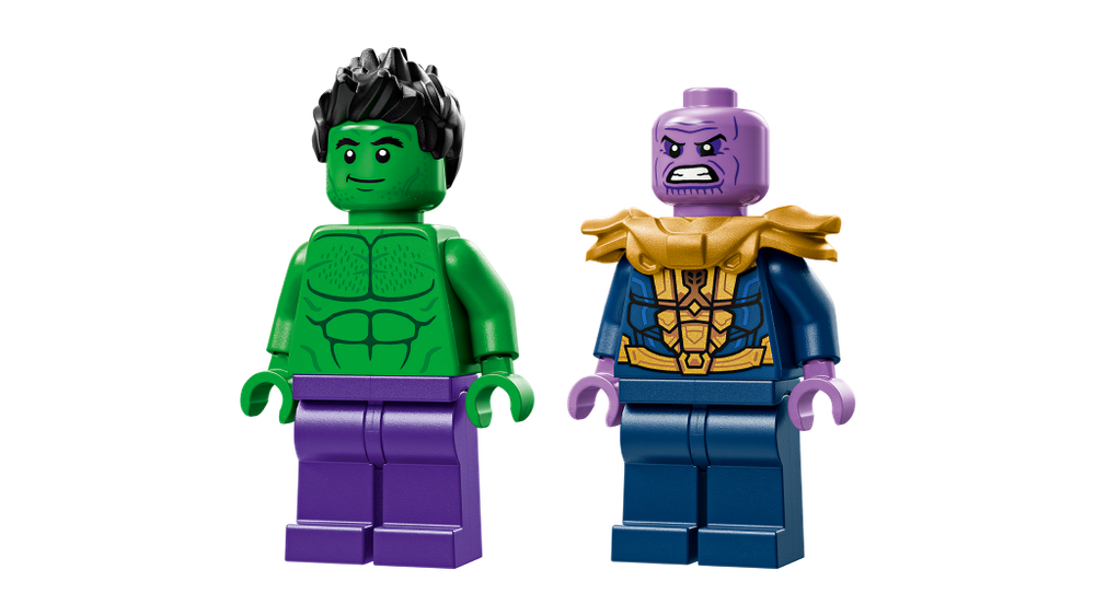 Конструктор Лего Марвел Халк на внедорожнике против Таноса | LEGO Marvel Hulk Truck vs. Thanos 76312, 229 деталей (8+)