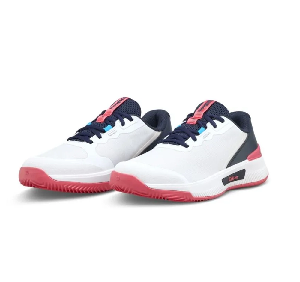 Женские теннисные кроссовки Wilson Intrigue Pro Clay - white/navy blazer/dubarry