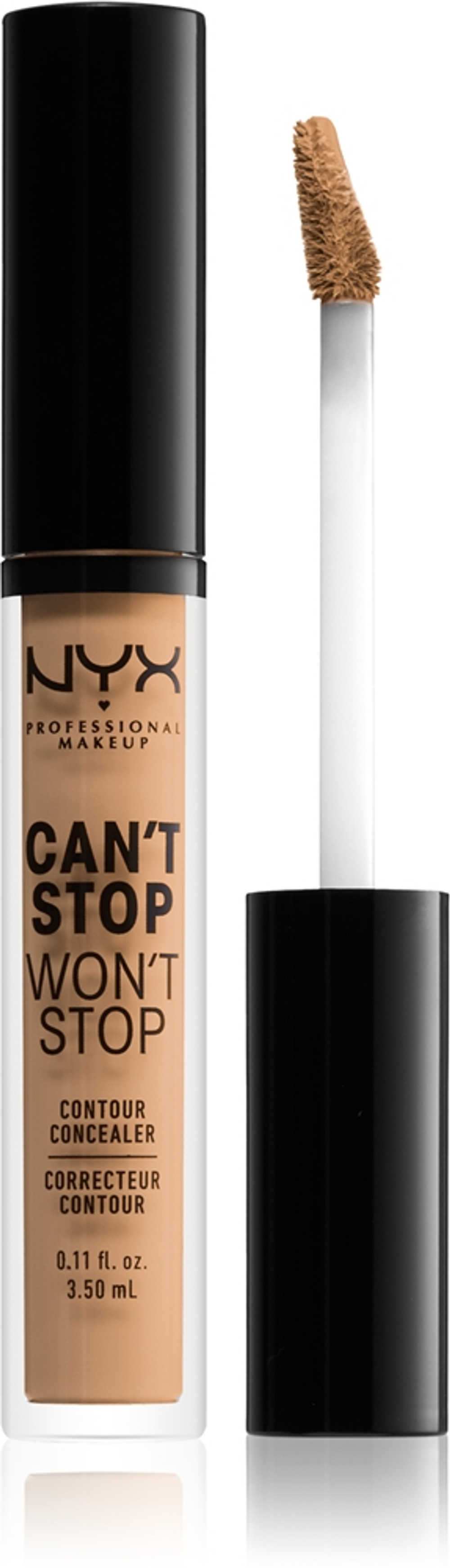 NYX Professional Makeup Can't Stop Won't Stop - Корректор в жидкой текстуре оттенок 7.5 Soft Beige, 3 ml