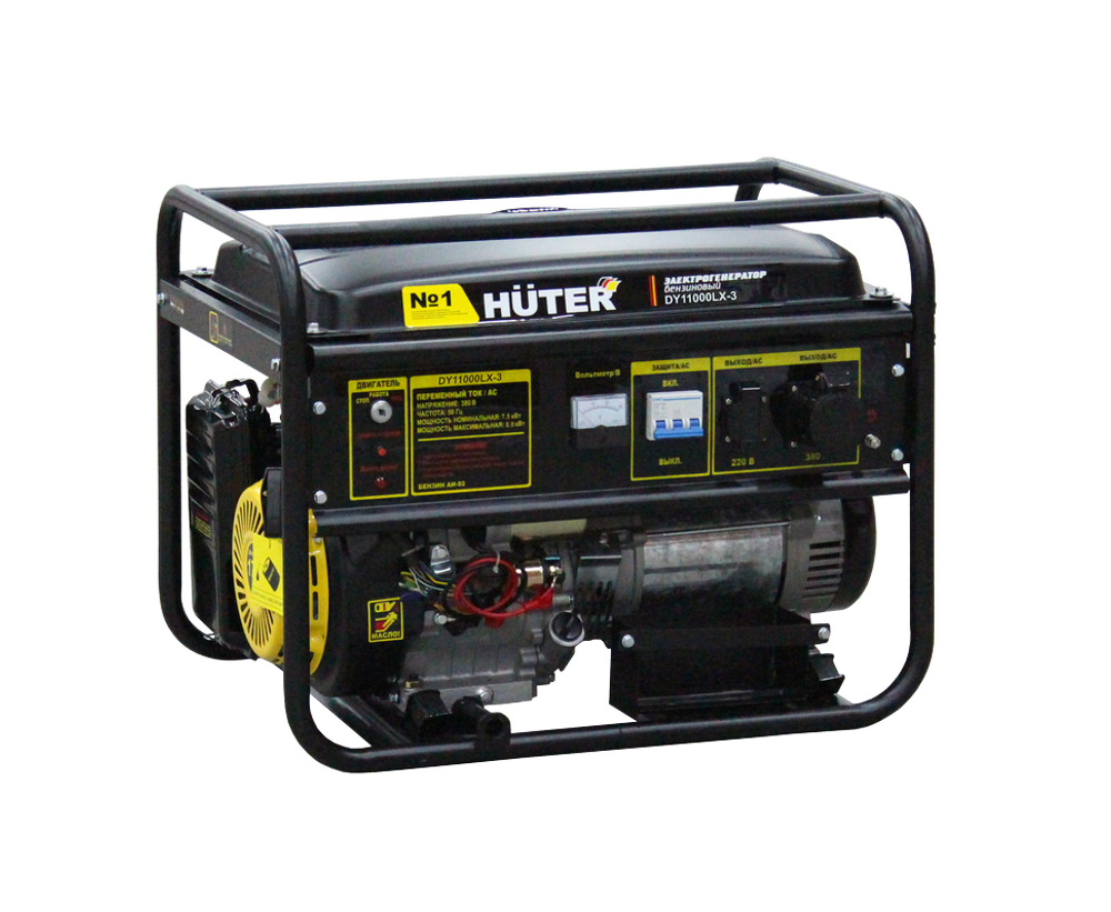 Бензиновый генератор Huter DY11000LX-3 Бензиновый генератор Huter DY11000LX-3