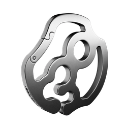 DOT grey carabiner