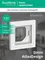 Рамка пластиковая на 1 пост Systeme Electric AtlasDesign Aqua Белый ATN440101