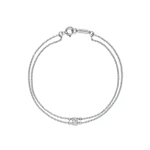 Браслет из платины с бриллиантом 0.17 карат, Tiffany💠Solitaire diamond💎