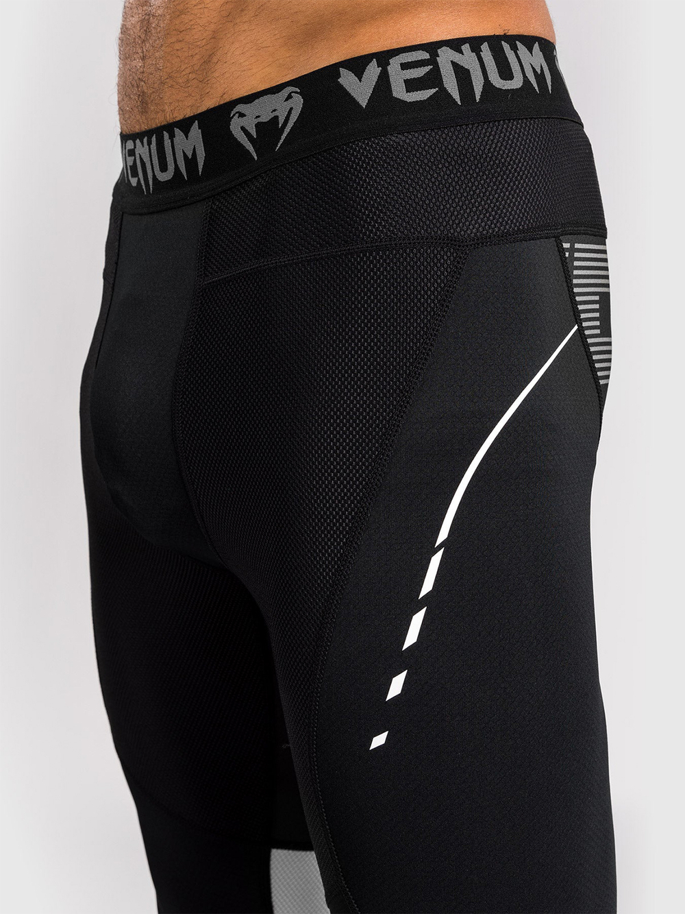 Тайтсы Venum Adrenaline Black/Silver Grey