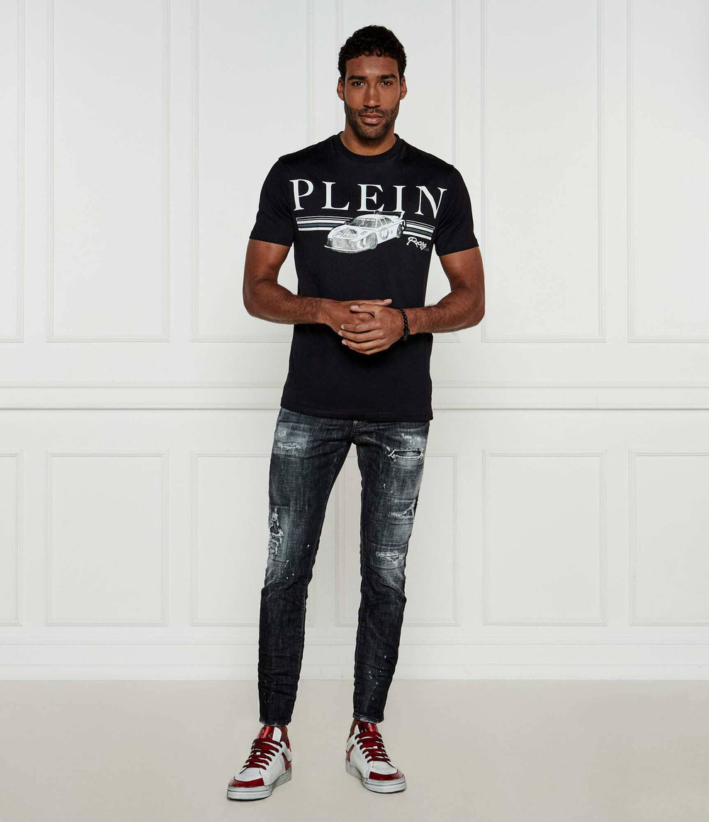 Футболка Cars Racing Philipp Plein - черный(MTK8062 PJY002N)