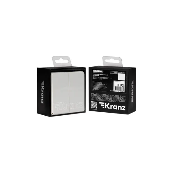 Выключатель для жалюзи KRANZ Miele Round Перламутр KR-78-0711-1