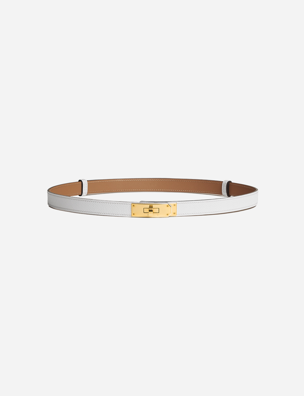 Hermes Kelly 18 Belt Blanc (H069853CC01)