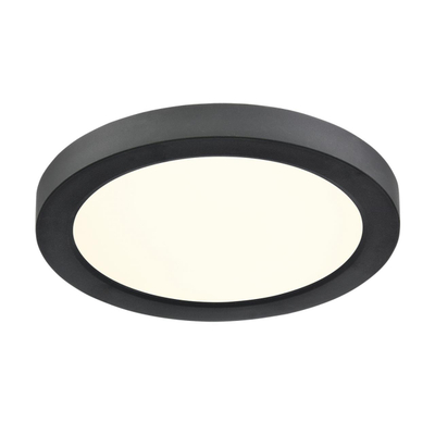 7788/12L MITRA LED SN 537 Светильник пластик/белый/черный LED 12Вт 3000/4000/6500К D170 IP44 CCT/датчик движения NEBULA BLACK