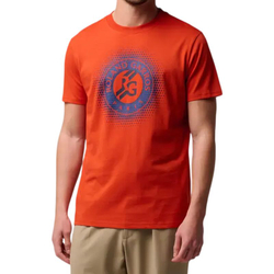 Мужская теннисная футболка Roland Garros Logo - clay/navy blue