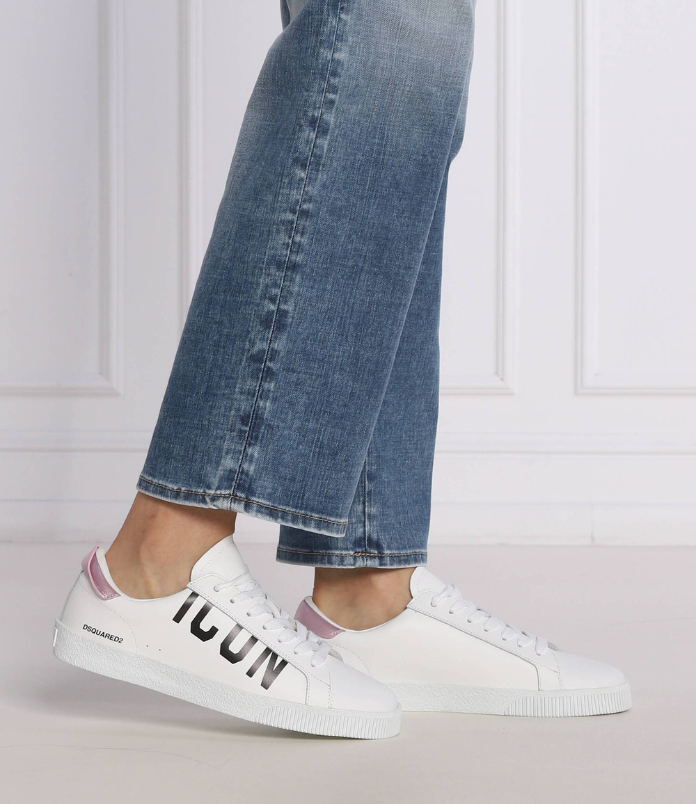 кожаный кроссовки Dsquared2 - белый(SNW0148 01500409)