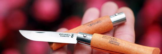 Складной нож Opinel №3, углеродистая сталь, рукоять из дерева бука c клинком из стали XC90, рукоять дерево (Бук)