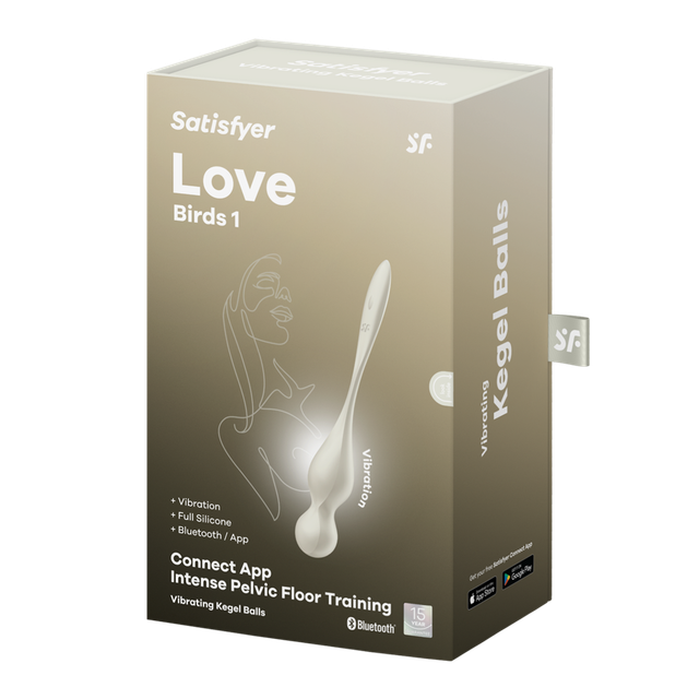 Вагинальные шарики Satisfyer Love Birds 1, белый